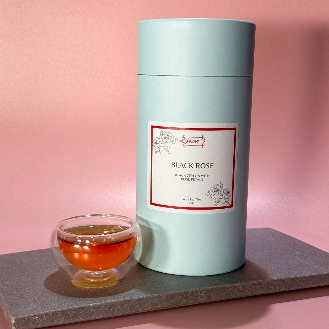 BLACK ROSE - Black Ceylon Tea with Rose Petals