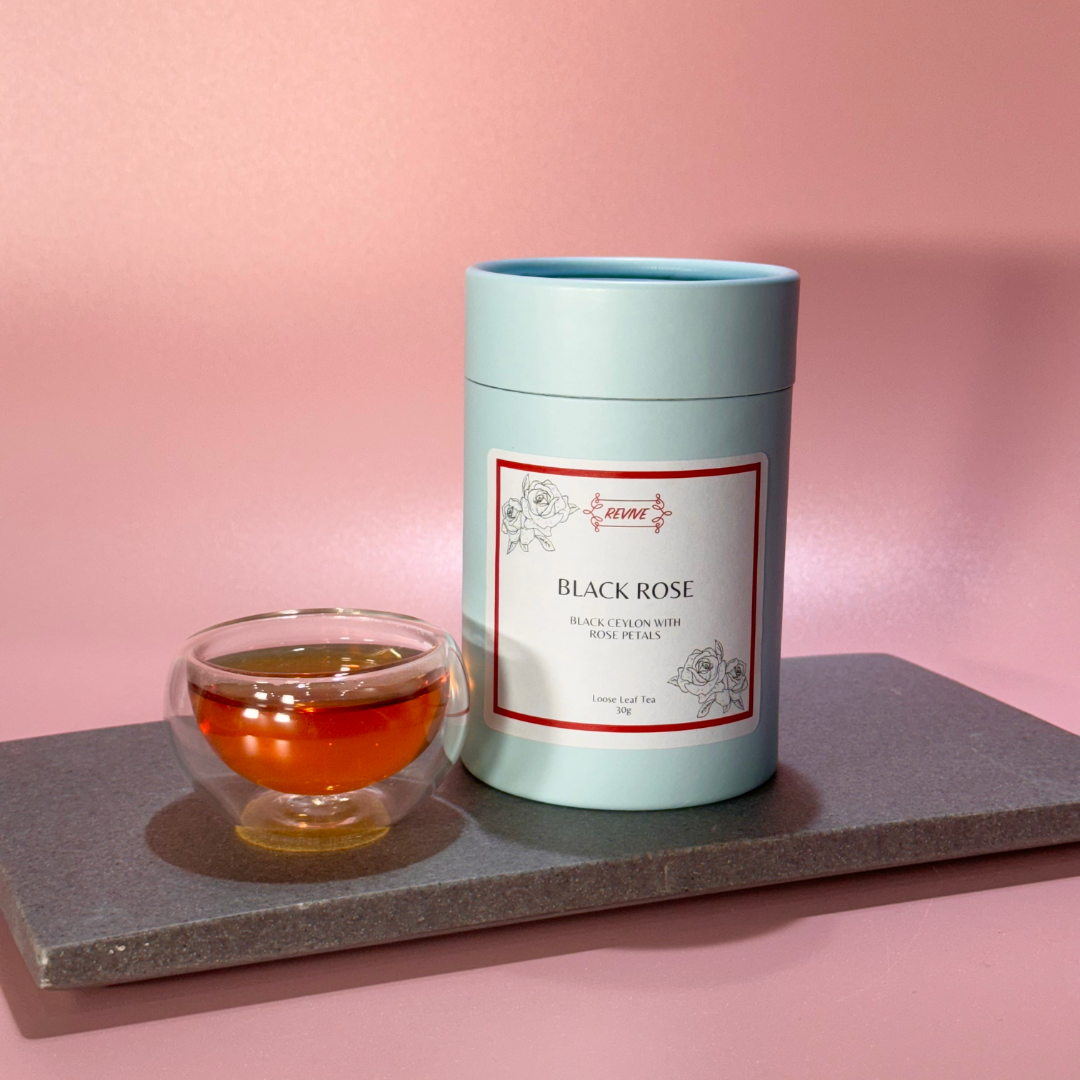 BLACK ROSE - Black Ceylon Tea with Rose Petals