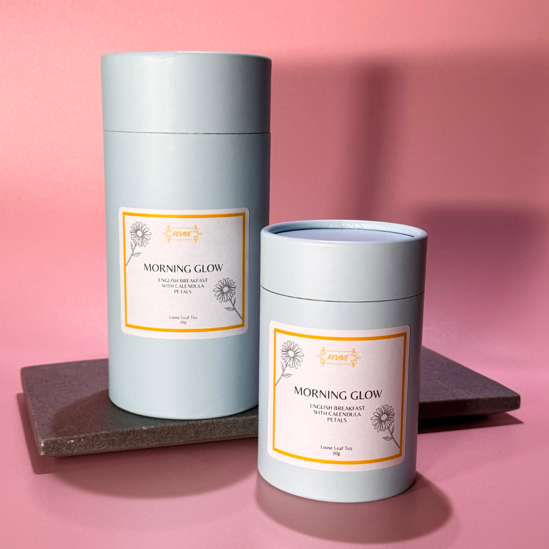 MORNING GLOW - English Breakfast with Calendula Petals