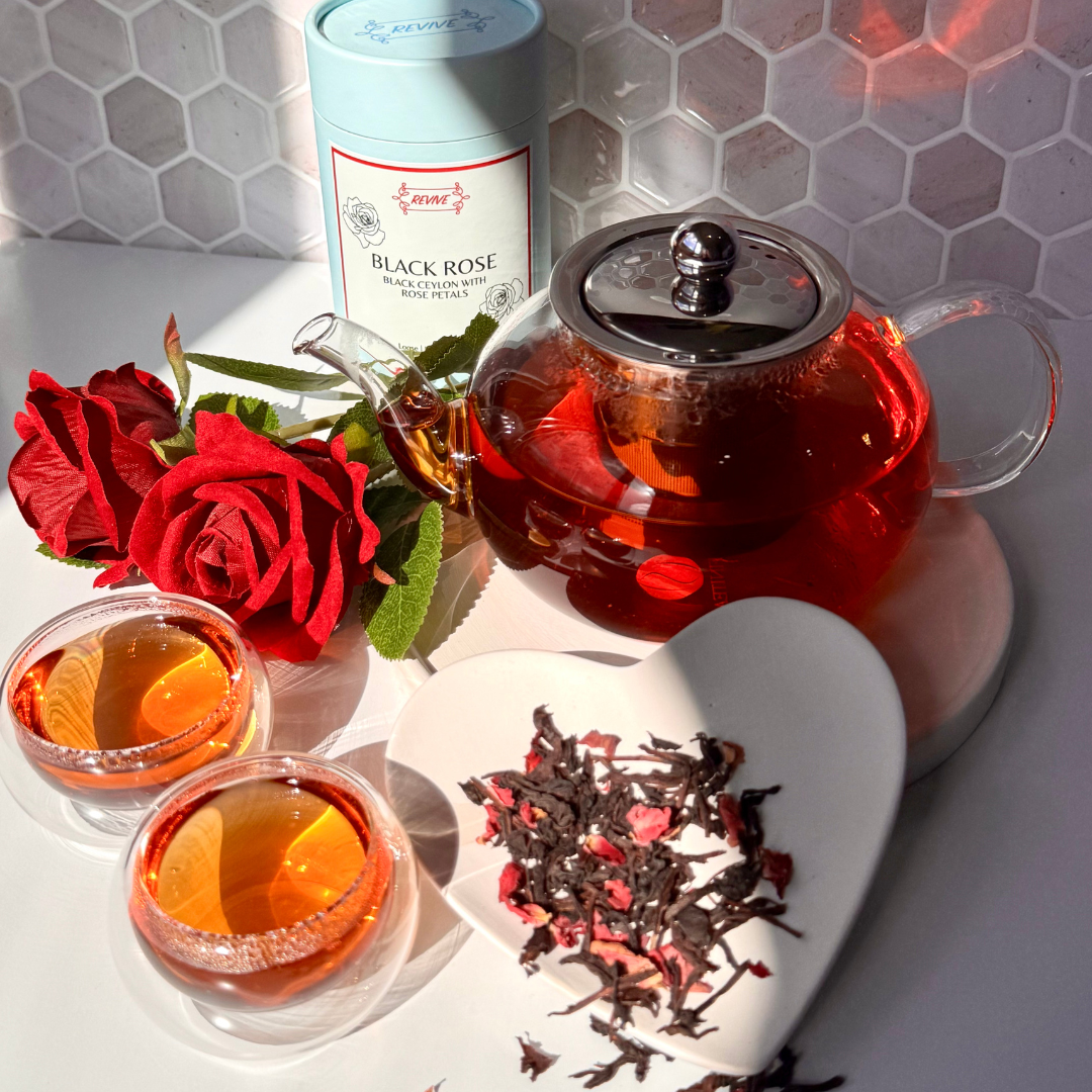 BLACK ROSE - Black Ceylon Tea with Rose Petals