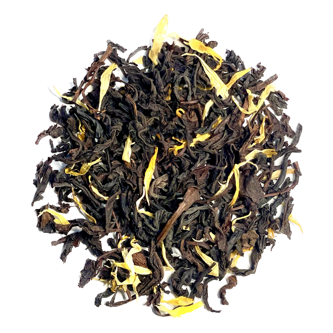 MORNING GLOW - English Breakfast with Calendula Petals