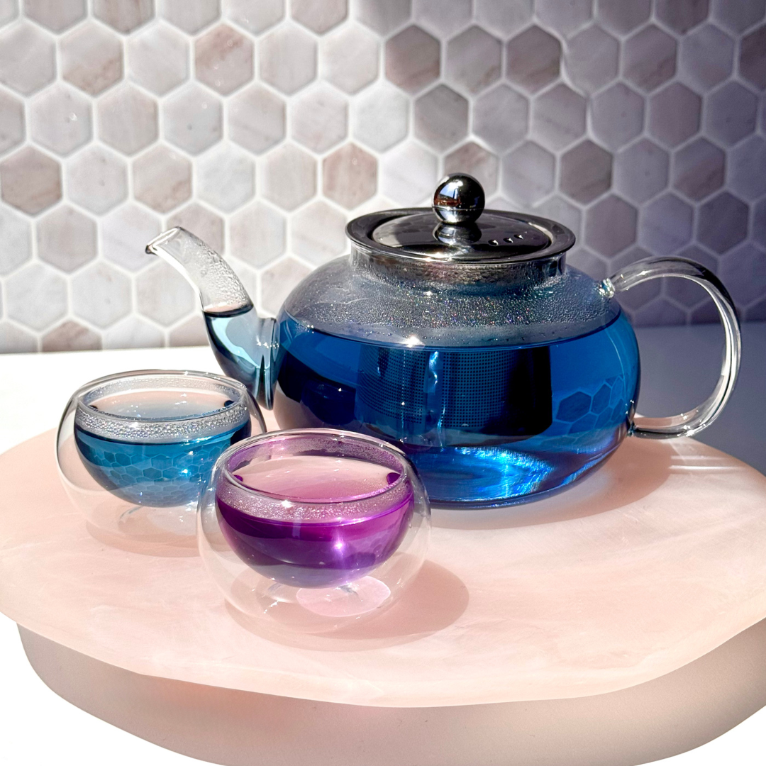 TEAPOT AND 2 CUP SET  REVIVE Pure Organics