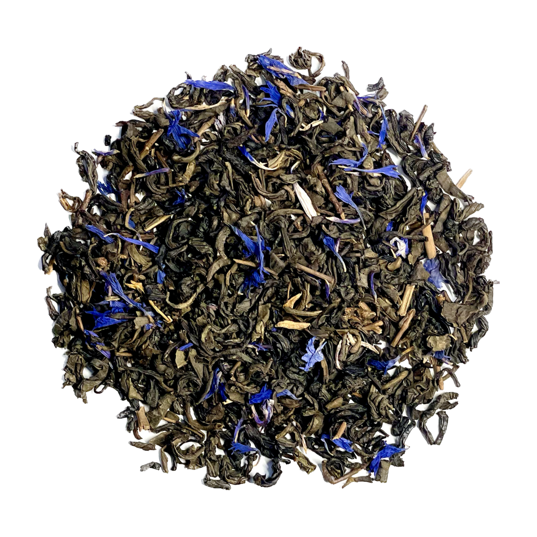 WILD GREEN TEA - Jasmine Green Tea with Blue Cornflower Petals