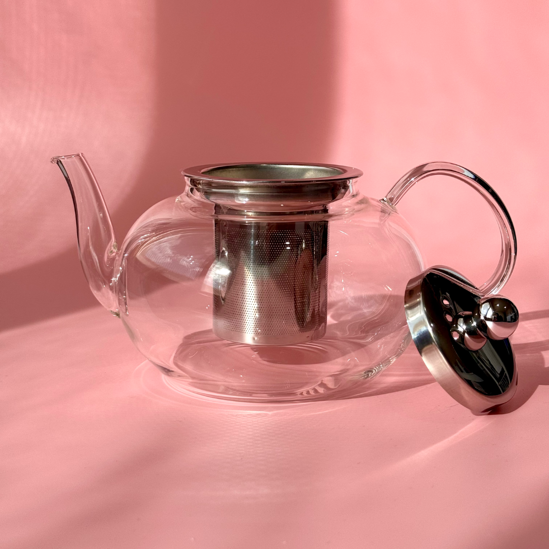 GLASS INFUSER TEAPOT