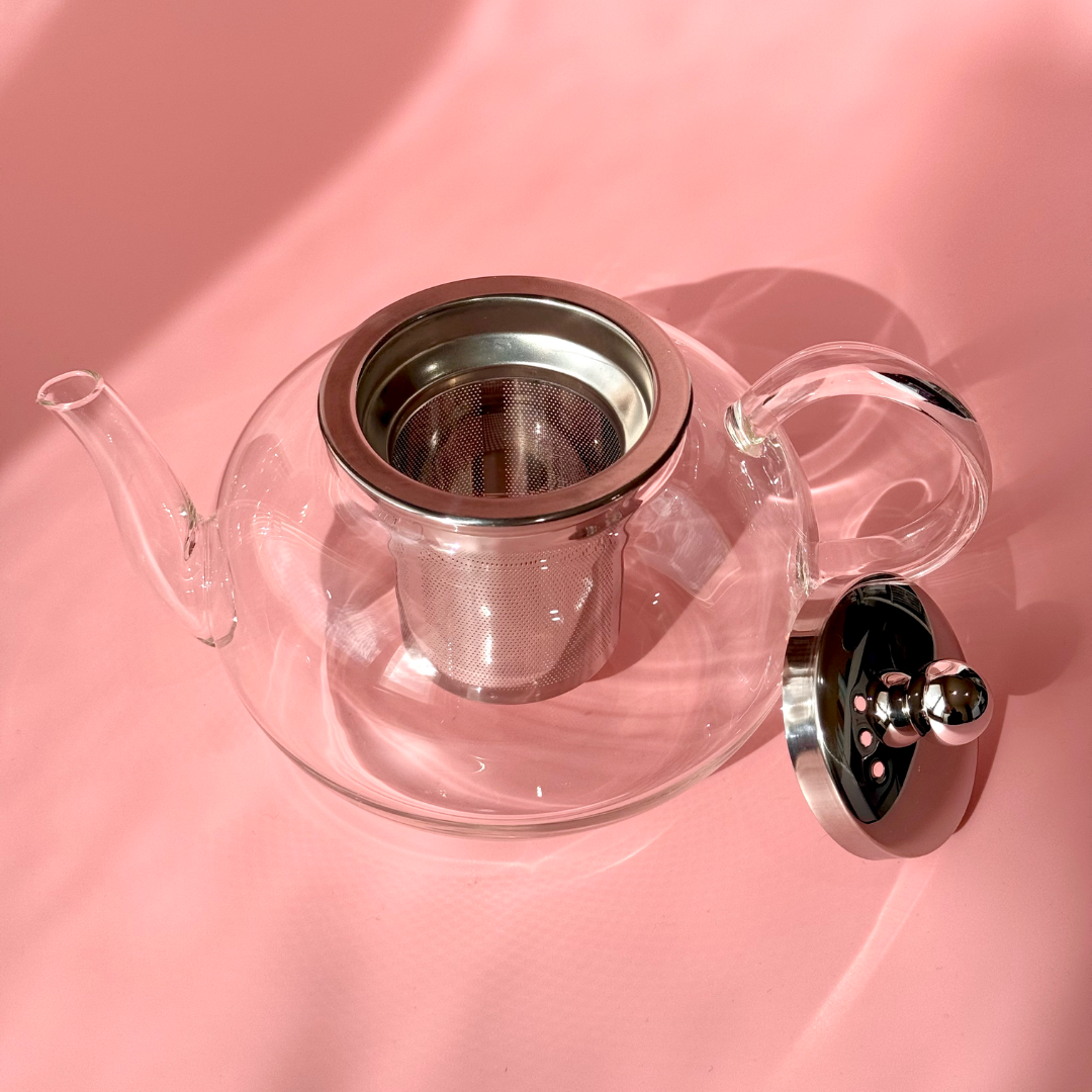 GLASS INFUSER TEAPOT