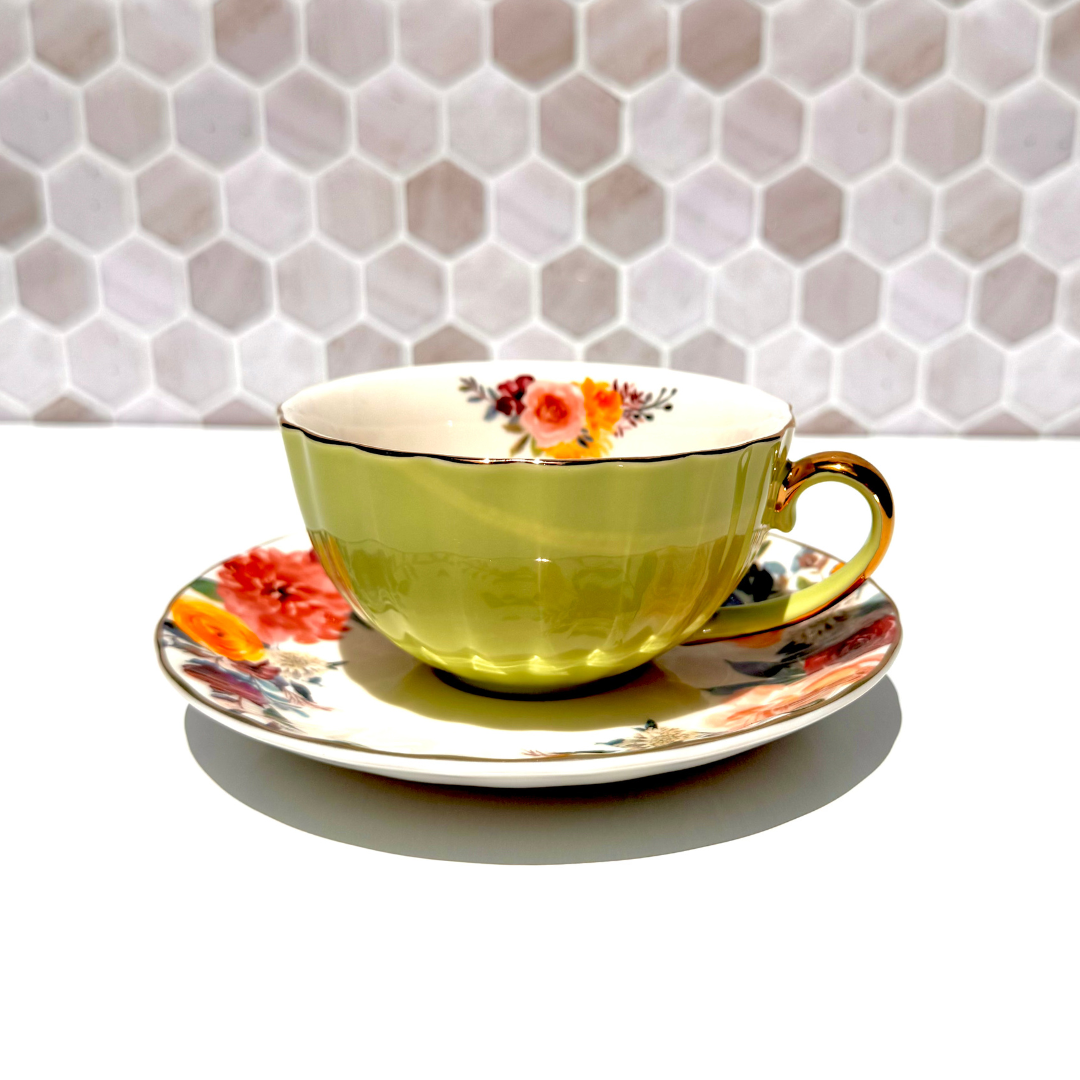 LUXE TEA SET - MINT GREEN