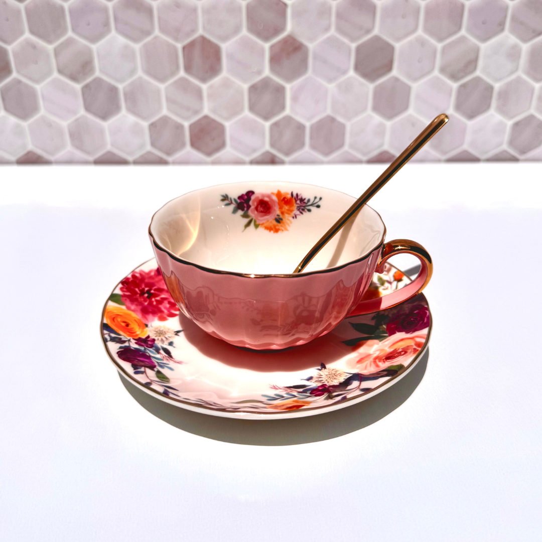 LUXE TEA SET - ROSE PINK