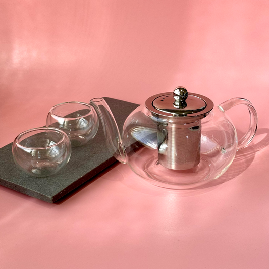 TEAPOT AND 2 CUP SET