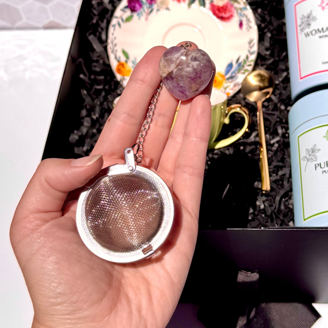 INFUSER HEART AND TEA SET