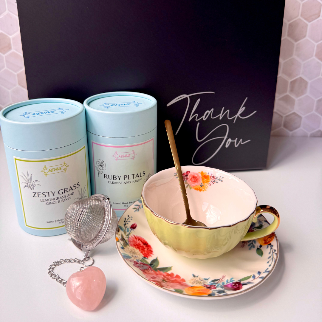 LUXE TEA SET - MINT GREEN