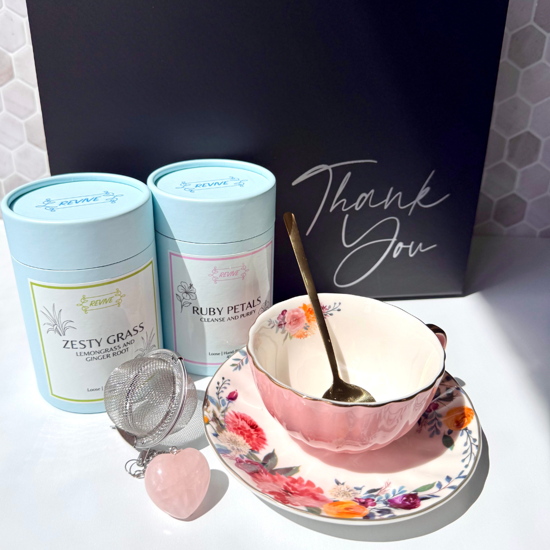 LUXE TEA SET - ROSE PINK