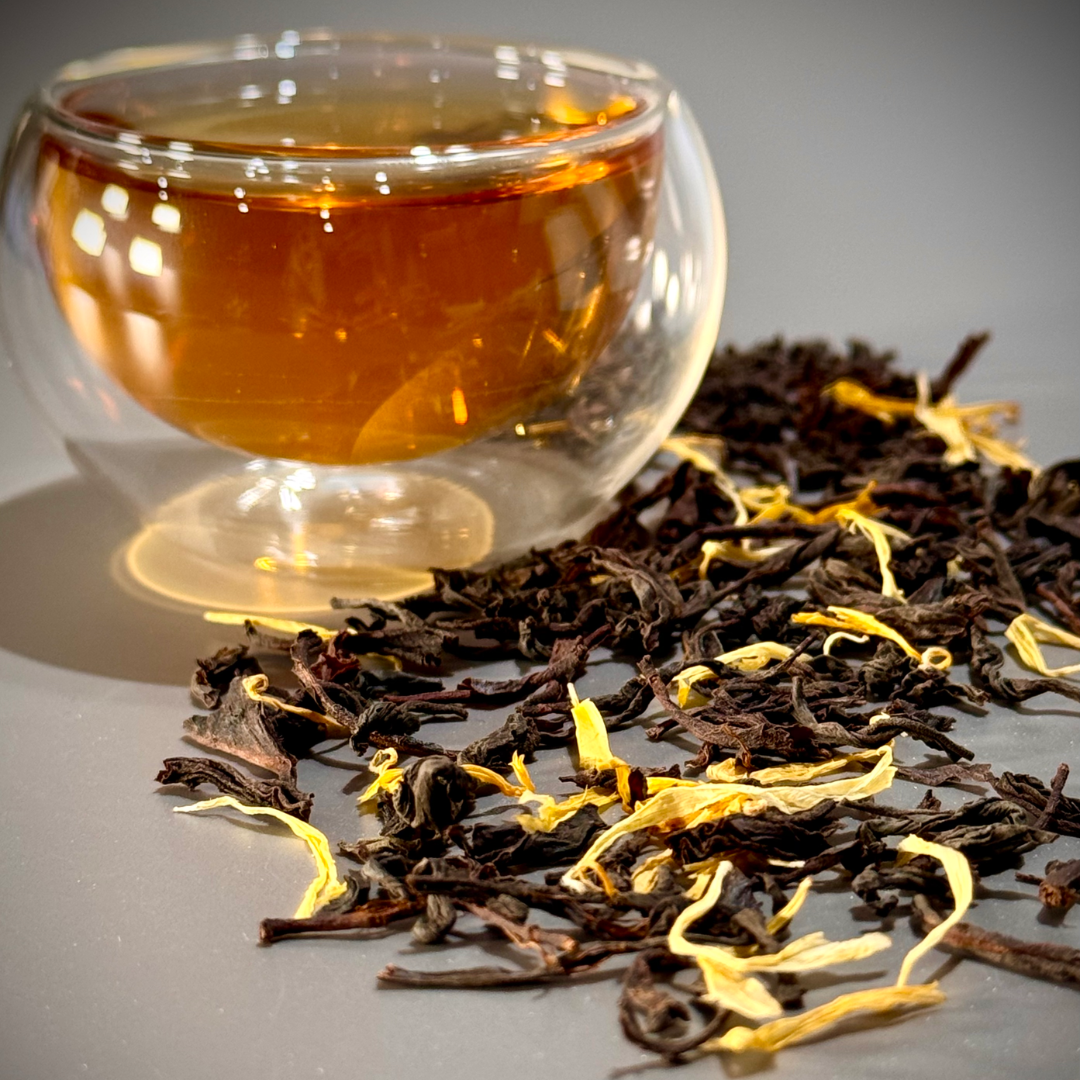 MORNING GLOW - English Breakfast with Calendula Petals